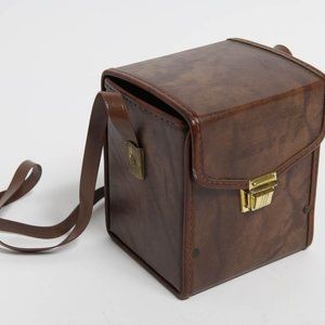 Vintage Vinyl Camera Case Box